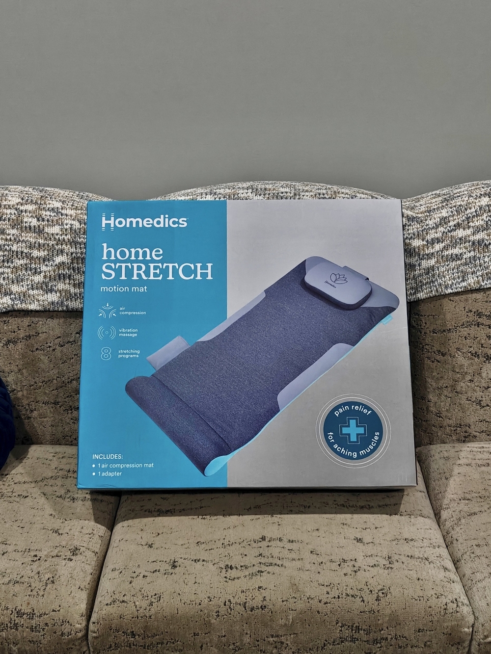 HoMedics HomeSTRETCH Motion Mat Air Compression & Vibration BM-AC109J NIB